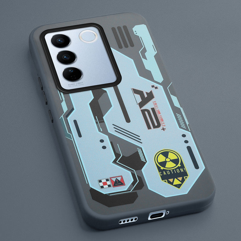 Circuit Printed Hard Back Cover Case For Vivo V27 5G