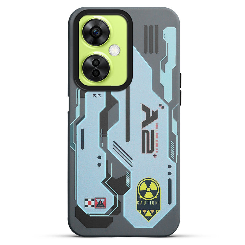Mechanical Circuit Print Hard Back Cover For OnePlus Nord CE 3 Lite 5G