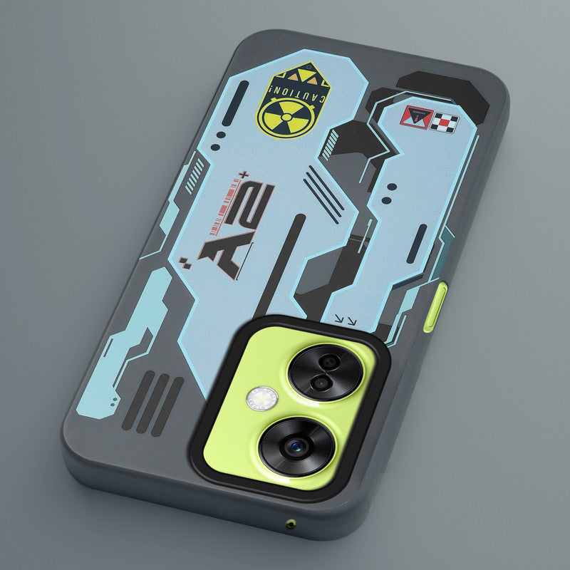Mechanical Circuit Print Hard Back Cover For OnePlus Nord CE 3 Lite 5G