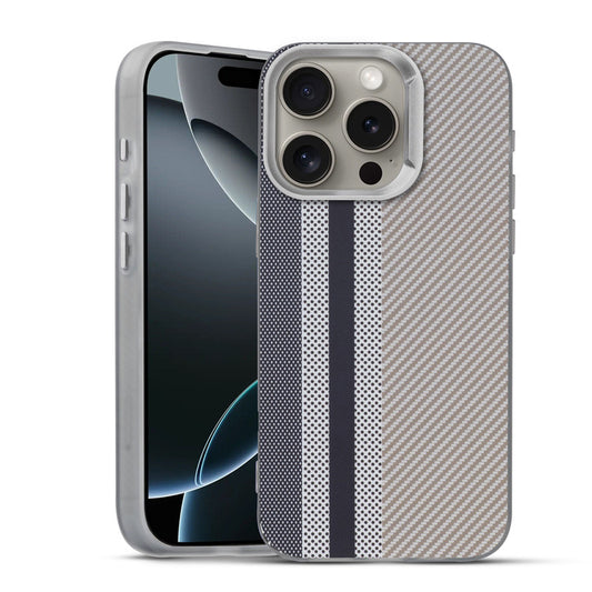 Elegant Hybrid Pattern Design Back Case For Apple iPhone 16 Pro Max