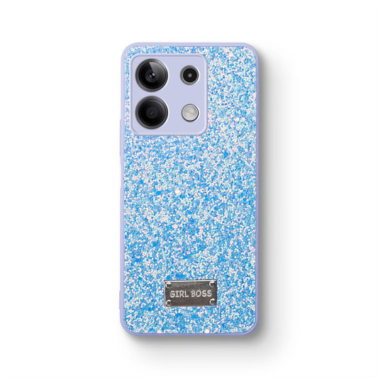 Sparkling Glitter Sequin Case with Camera Shield Back Cover For Redmi Note 13 5G