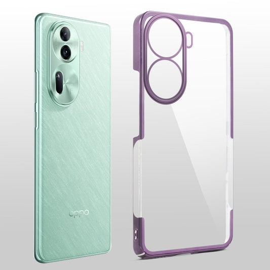 Crystal Clear Premium Shiny Edges Hard Back Case For Oppo Reno 11 Pro 5G