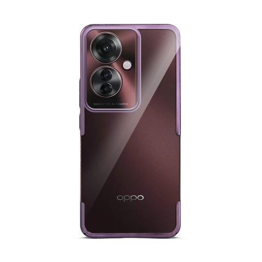 Crystal Clear Premium Shiny Edges Hard Back Case For Oppo F25 Pro 5G