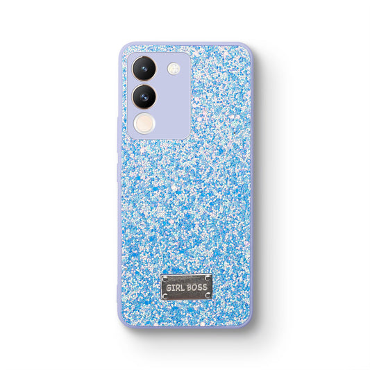 Sparkling Glitter Sequin Case with Camera Shield Back Cover For Vivo Y200 5G