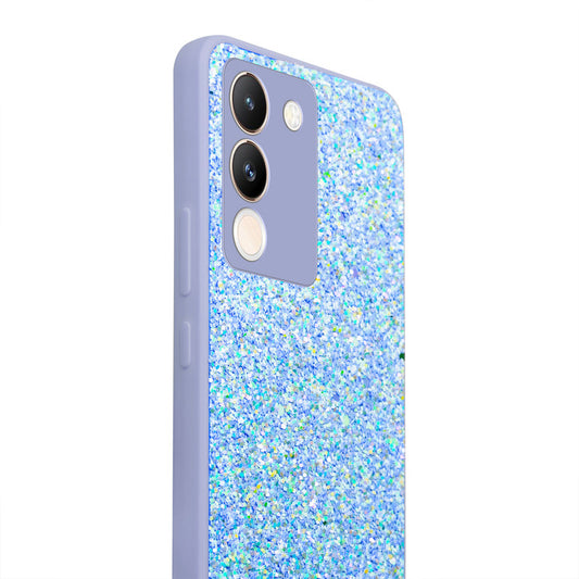 Sparkling Glitter Sequin Case with Camera Shield Back Cover For Vivo Y200 5G