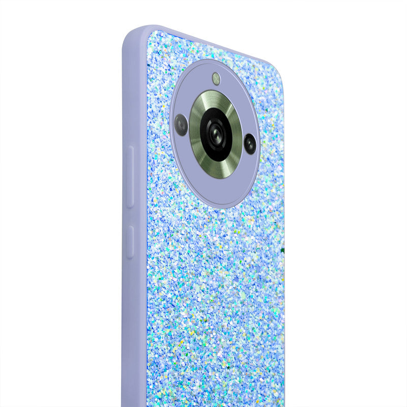 Sparkling Glitter Sequin Case with Camera Shield Back Cover For Realme 11 Pro Plus 5G