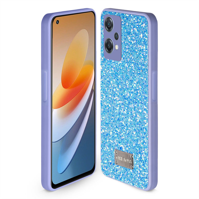 Sparkling Glitter Sequin Case with Camera Shield Back Cover For Realme 9 Pro 5G