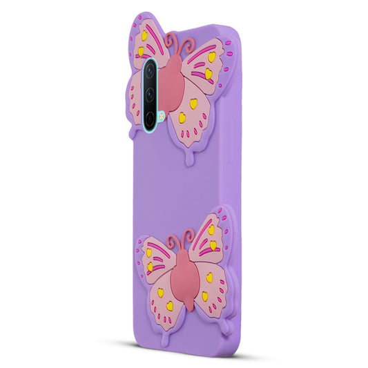 3D Vibrant Butterfly Silicone Phone Case For OnePlus Nord CE 5G