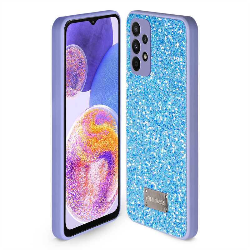 Sparkling Glitter Sequin Case with Camera Shield Back Cover For Samsung A23 5G