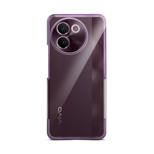 Crystal Clear Premium Shiny Edges Hard Back Case For Vivo V30e 5G
