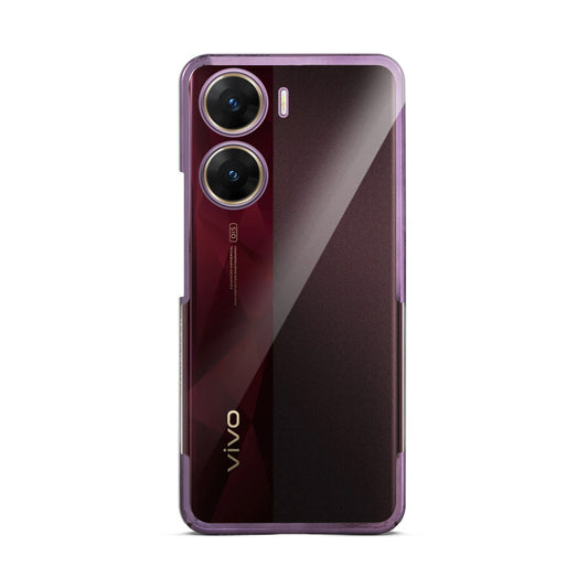 Crystal Clear Premium Shiny Edges Hard Back Case For Vivo V29e 5G