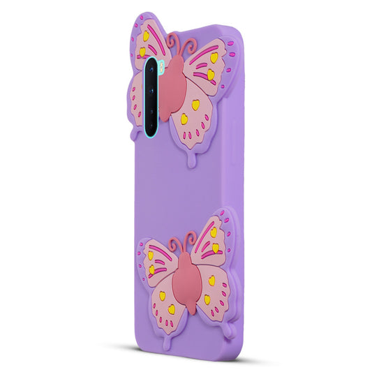 3D Vibrant Butterfly Silicone Phone Case For OnePlus Nord