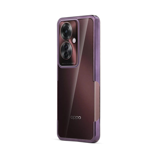 Crystal Clear Premium Shiny Edges Hard Back Case For Oppo F25 Pro 5G
