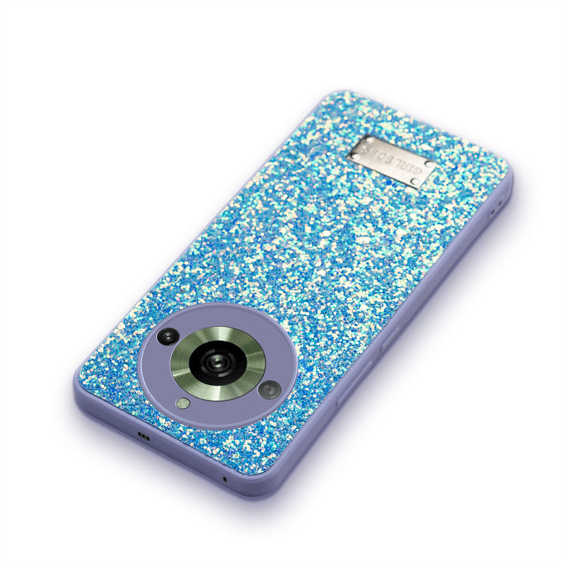 Sparkling Glitter Sequin Case with Camera Shield Back Cover For Realme 11 Pro Plus 5G