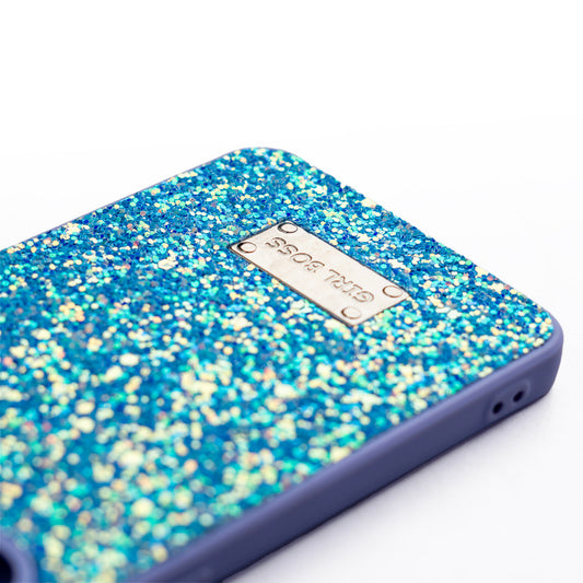 Sparkling Glitter Sequin Case with Camera Shield Back Cover For Vivo T2 5G