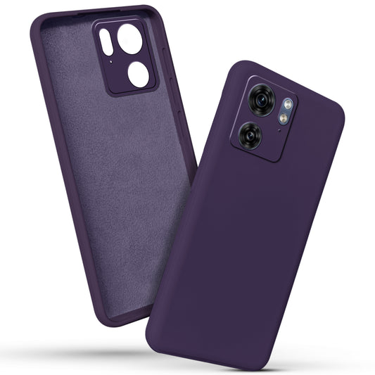 Premium Matte Silicone Back Cover for Motorola E40