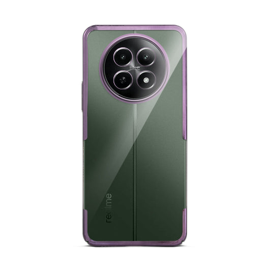 Crystal Clear Premium Shiny Edges Hard Back Case For Realme 12 5G