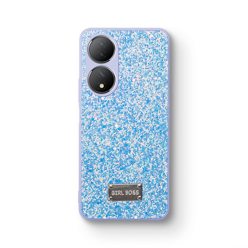 Sparkling Glitter Sequin Case with Camera Shield Back Cover For Vivo Y100