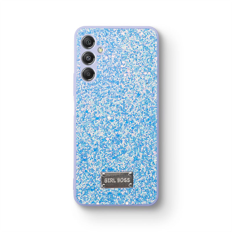 Sparkling Glitter Sequin Case with Camera Shield Back Cover For Samsung M34 5G