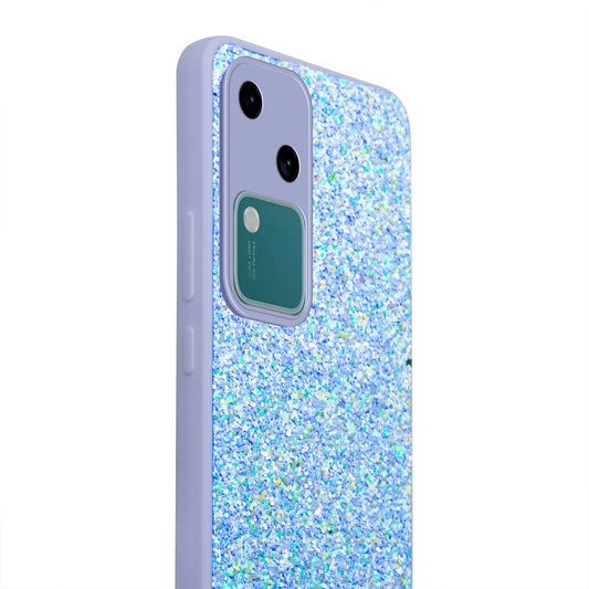 Sparkling Glitter Sequin Case with Camera Shield Back Cover For Vivo V30 5G