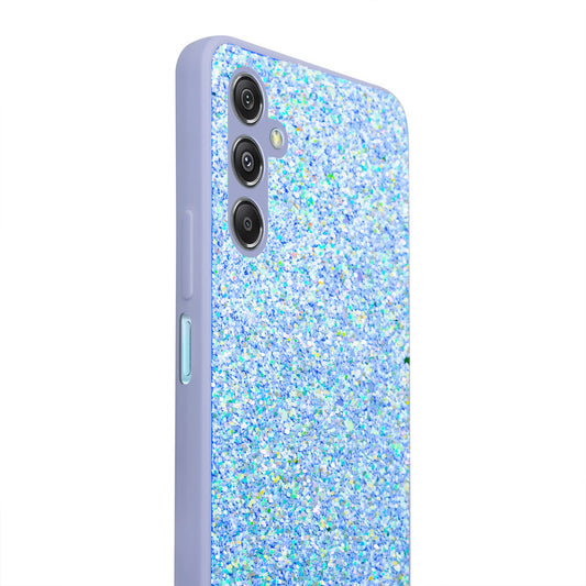 Sparkling Glitter Sequin Case with Camera Shield Back Cover For Samsung M34 5G