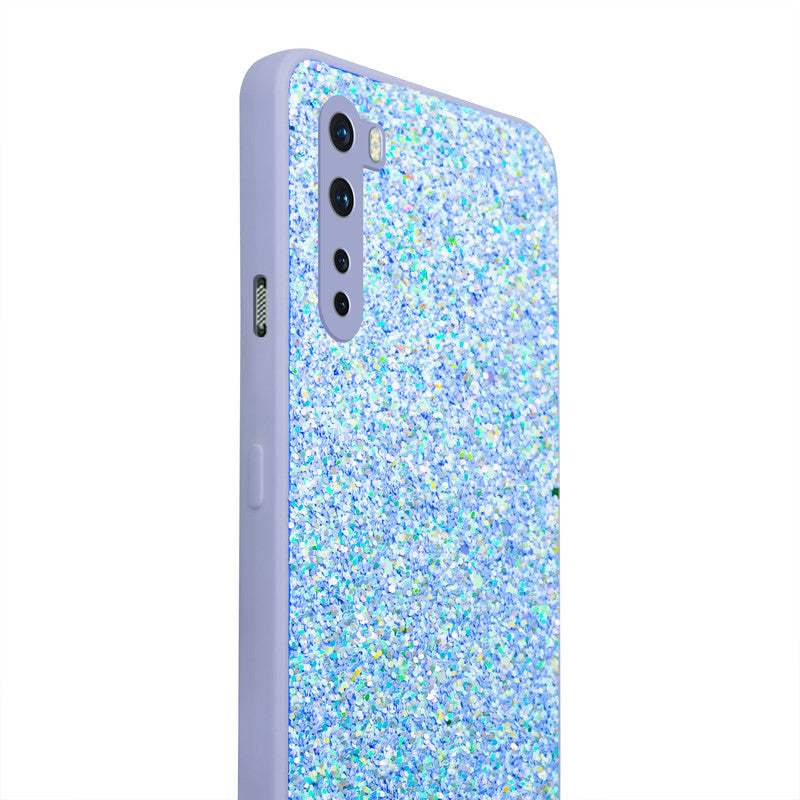 Sparkling Glitter Sequin Case with Camera Shield Back Cover For Oneplus Nord