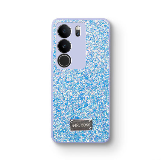 Sparkling Glitter Sequin Case with Camera Shield Back Cover For Vivo V29 5G