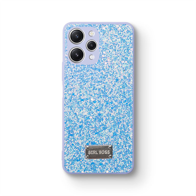 Sparkling Glitter Sequin Case with Camera Shield Back Cover For Redmi 12 4G