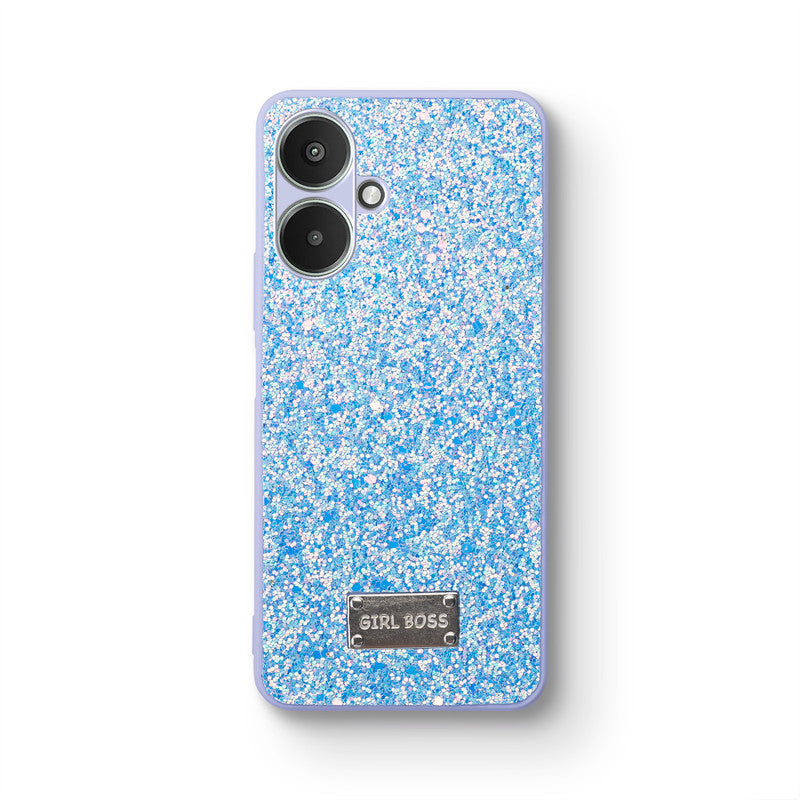 Sparkling Glitter Sequin Case with Camera Shield Back Cover For Redmi 13C 5G