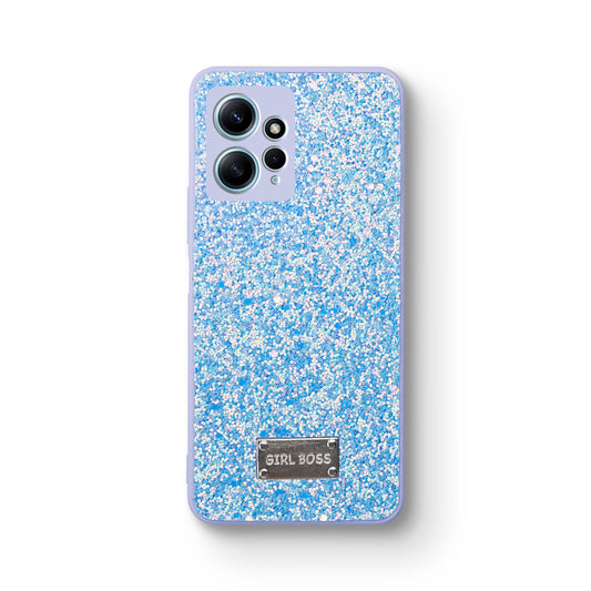 Sparkling Glitter Sequin Case with Camera Shield Back Cover For Redmi Note 12 4G