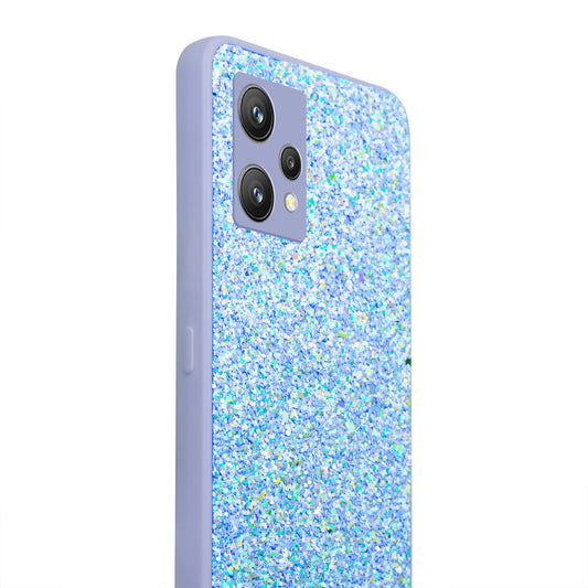 Sparkling Glitter Sequin Case with Camera Shield Back Cover For Realme 9 4G