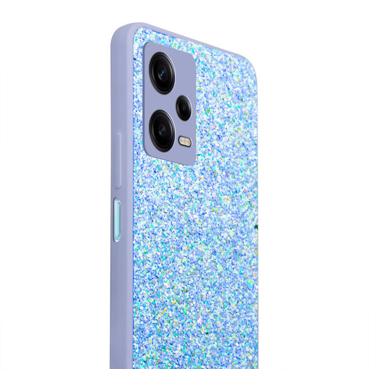 Sparkling Glitter Sequin Case with Camera Shield Back Cover For Redmi Note 12 5G