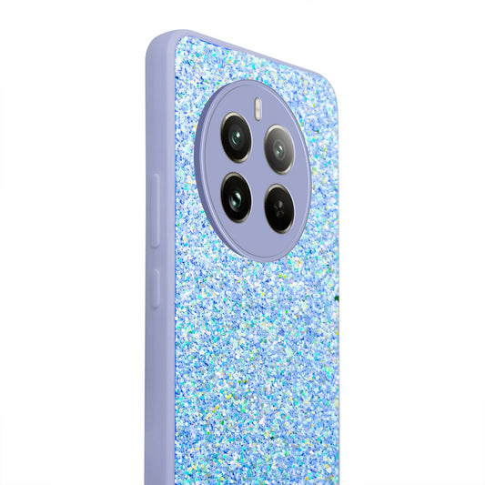 Sparkling Glitter Sequin Case with Camera Shield Back Cover For Realme Narzo 70 Pro 5G