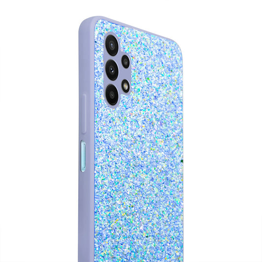 Sparkling Glitter Sequin Case with Camera Shield Back Cover For Samsung A13 4G