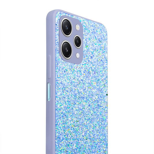 Sparkling Glitter Sequin Case with Camera Shield Back Cover For Redmi 12 4G