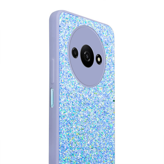 Sparkling Glitter Sequin Case with Camera Shield Back Cover For Redmi A3 2024