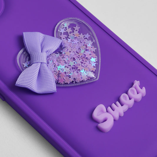 Bow Heart Cute Phone Back Cover for Vivo Y20