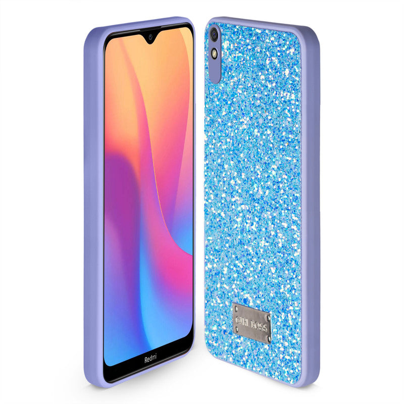 Sparkling Glitter Sequin Case with Camera Shield Back Cover For Redmi 9A