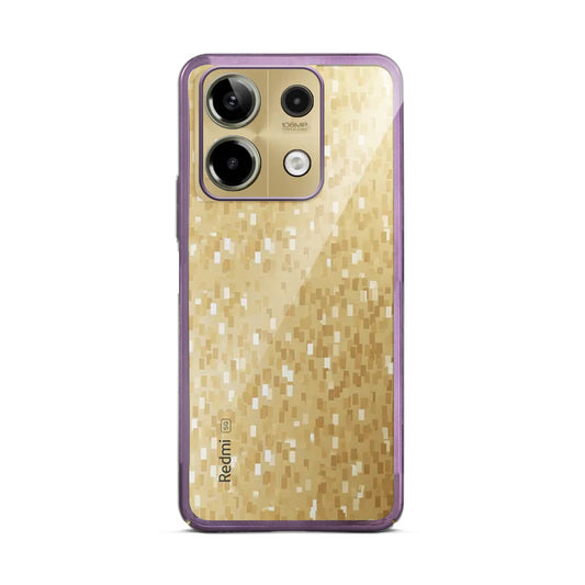 Crystal Clear Premium Shiny colorful Edges Hard Back Case For Redmi Note 13 5G