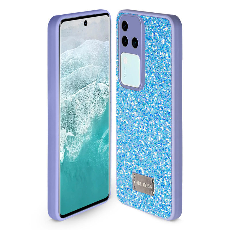 Sparkling Glitter Sequin Case with Camera Shield Back Cover For Vivo V30 Pro 5G