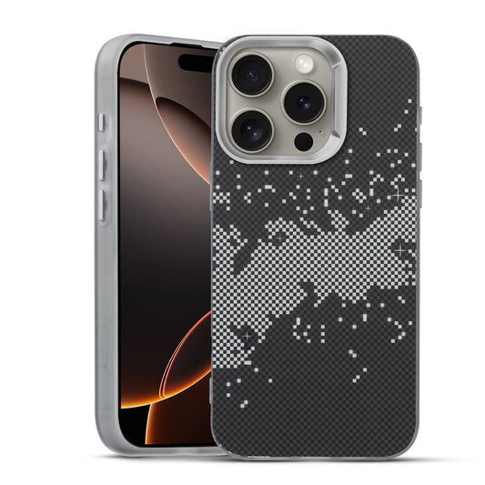 Elegant Hybrid Pattern Design Back Case For Apple iPhone 16 Pro