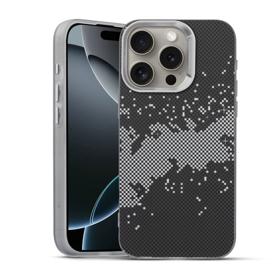 Elegant Hybrid Pattern Design Back Case For Apple iPhone 16 Pro Max