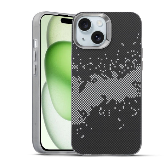 Elegant Hybrid Pattern Design Back Case For Apple iPhone 15 Plus