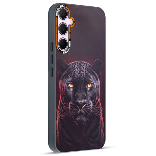 Dark Aesthetic Wild Animal Printed Back Cases For Samsung A35 5G