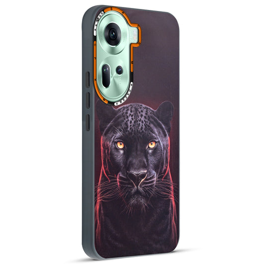 Dark Aesthetic Wild Animal Printed Back Cases For Oppo Reno 11 5G