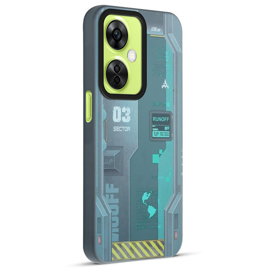 Mechanical Circuit Print Hard Back Cover For OnePlus Nord CE 3 Lite 5G