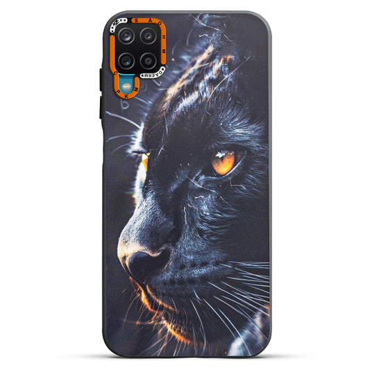 Dark Aesthetic Wild Animal Printed Back Cases For Samsung A12