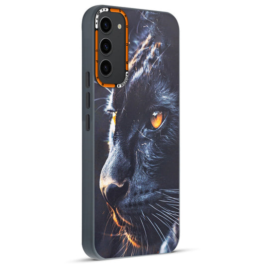 Dark Aesthetic Wild Animal Printed Back Cases For Samsung S23 5G