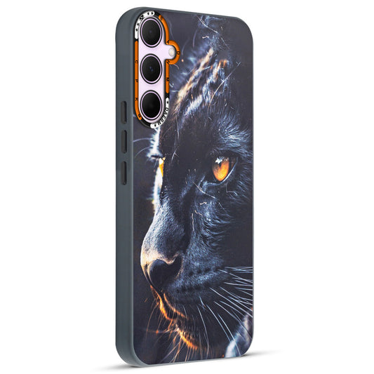 Dark Aesthetic Wild Animal Printed Back Cases For Samsung S24 5G