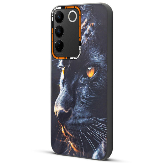 Dark Aesthetic Wild Animal Printed Back Cases For Vivo V27 Pro 5G